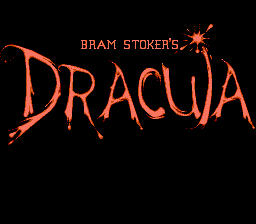 Bram Stoker's Dracula title screenshot